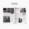 Inner Double-Pages Newspaper And Interesting Stories Psd