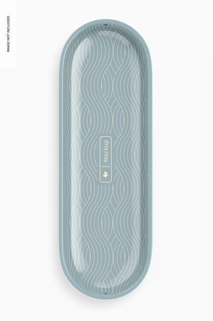 Insence Holder Mockup, Top View Psd