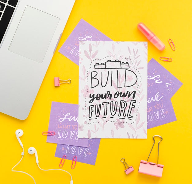 Inspirational Message On Sticky Notes Psd
