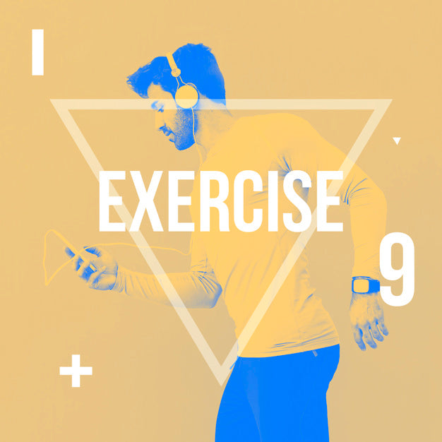 Instagram Post Background With Exercise Concept Psd