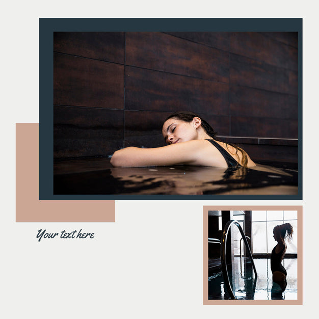 Instagram Post Template With Spa Concept Psd