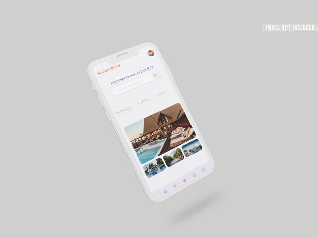 Instagram Social Media Post In Smartphone Mockup Psd