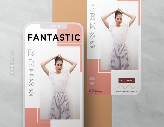 Instagram Social Media Post Mockup Psd