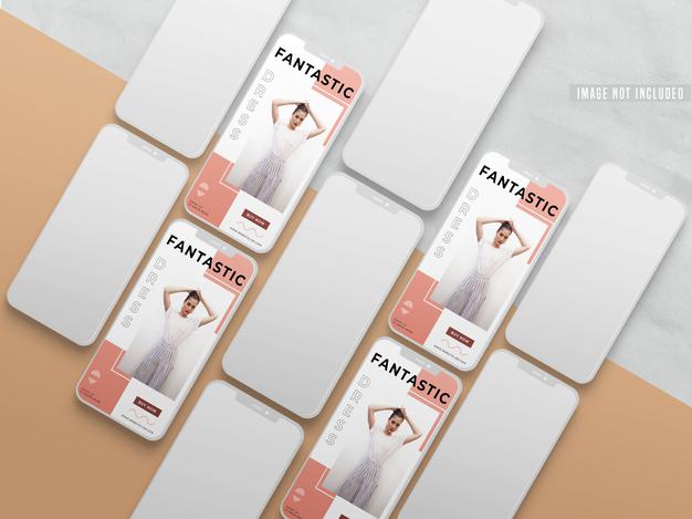 Instagram Social Media Post Mockup Psd