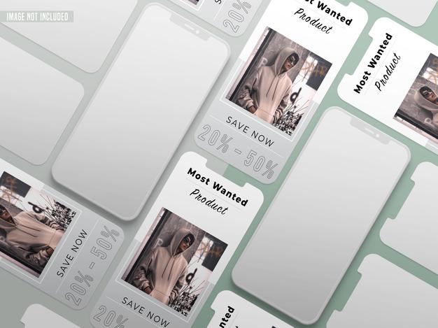 Instagram Social Media Post Mockup Psd