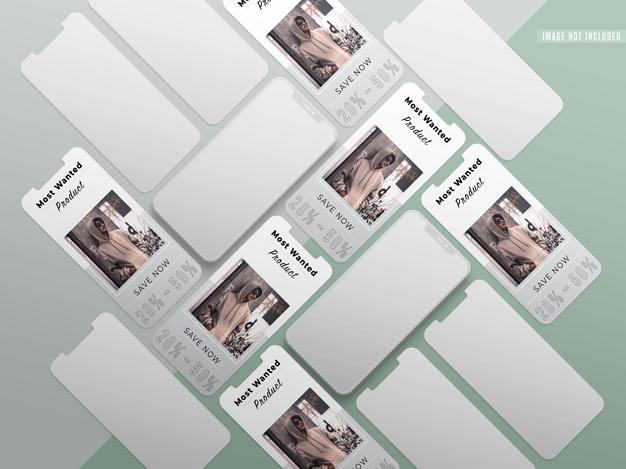 Instagram Social Media Post Mockup Psd