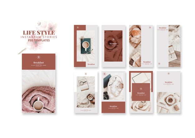 Instagram Stories Templates For Lifestyle Psd