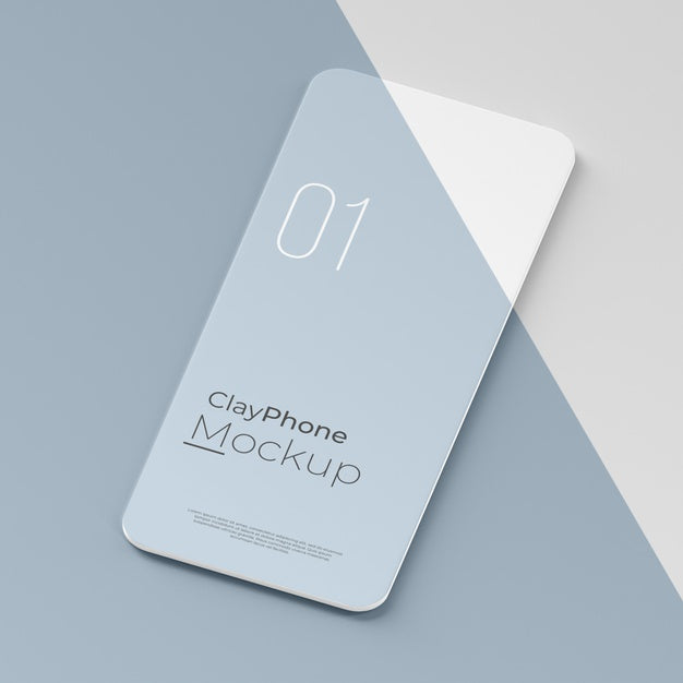 Interface Mock-Up On Phone Screen Psd