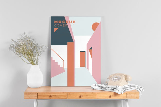 Interior Design Cover Mock-Up Psd