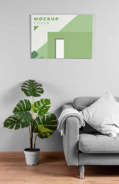 Interior Design Cover Mock-Up Psd