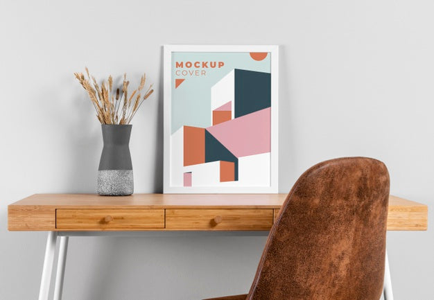 Interior Design Frame Mock-Up Psd