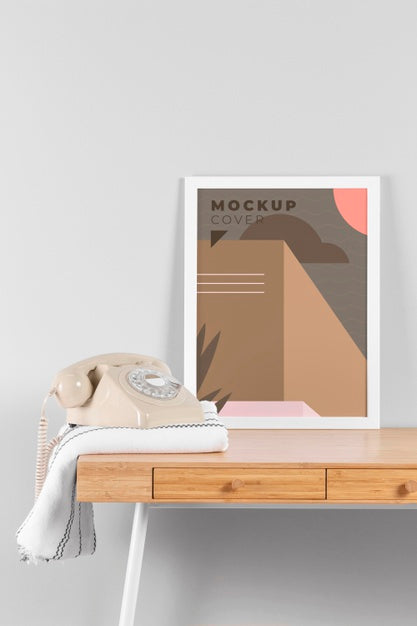 Interior Design Frame Mock-Up Psd