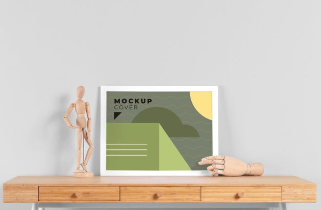 Interior Design Frame Mock-Up Psd