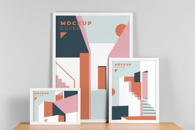 Interior Design Frame Mock-Up Psd