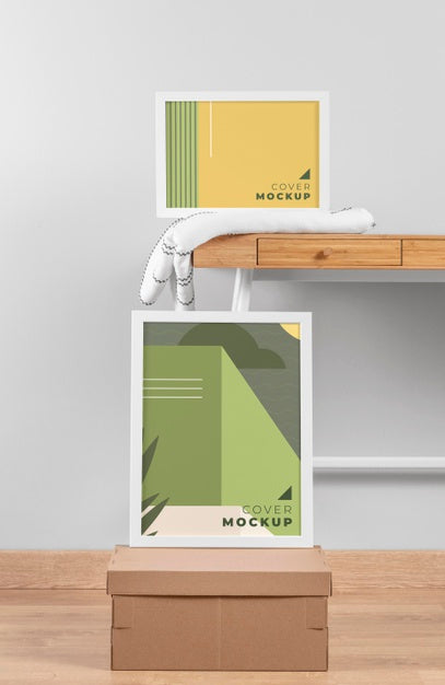 Interior Design Frame Mock-Up Psd