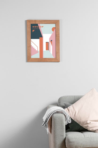 Interior Design Frame Mock-Up Psd