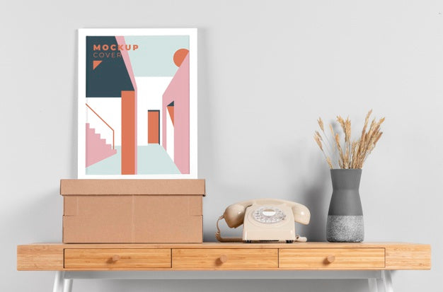 Interior Design Frame Mock-Up Psd
