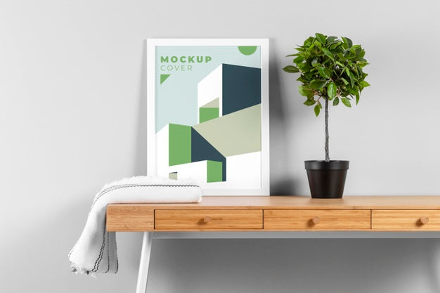 Interior Design Frame Mock-Up Psd