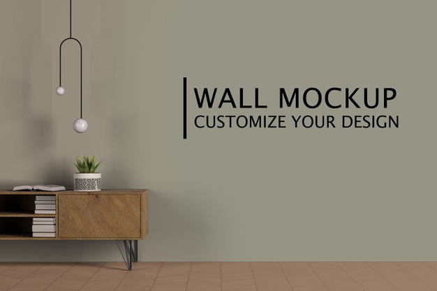 Interior Design Minimalist Concept Psd