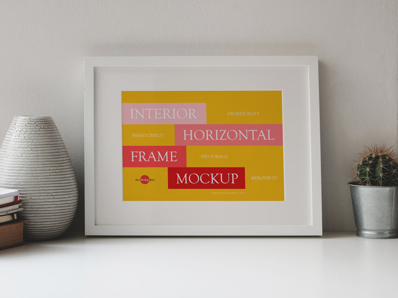 Interior Horizontal Frame Mockup