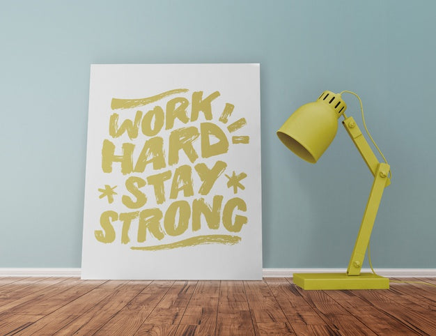 Interior Still Life With Canvas Mockup Psd