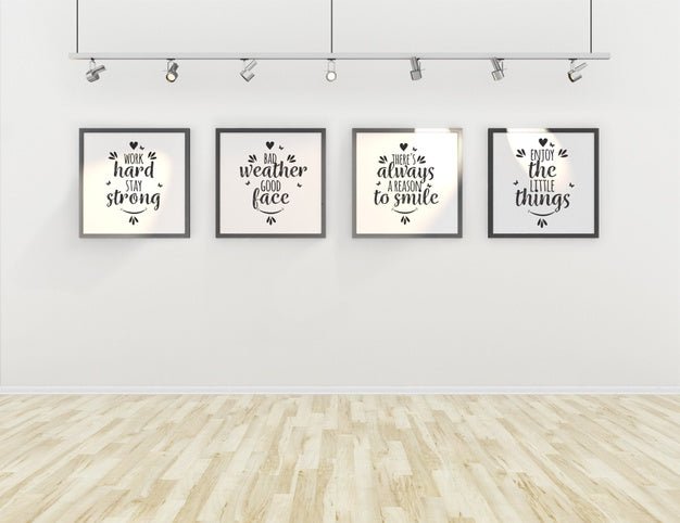 Interior Still Life With Frame Mockup Psd