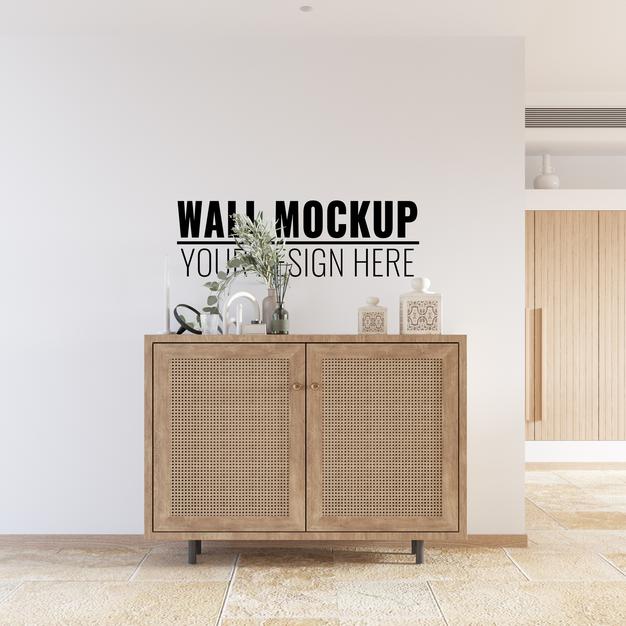 Interior Wall Mockup Psd