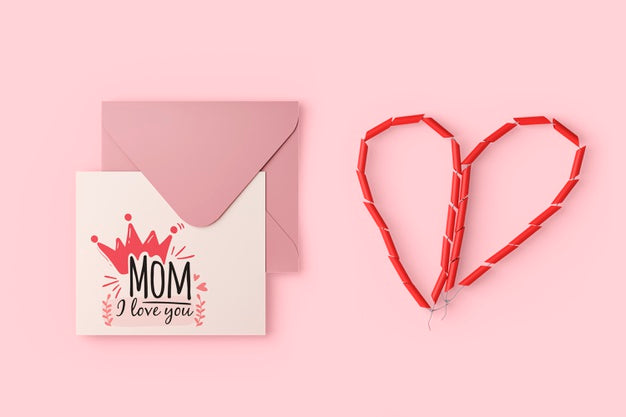 International Mother'S Day Card With Mock-Up Psd