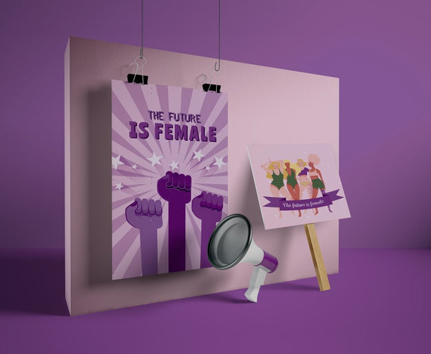 International Women'S Day Celebration With Mock-Up Psd