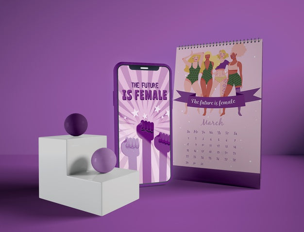 International Women'S Day With Mock-Up Psd