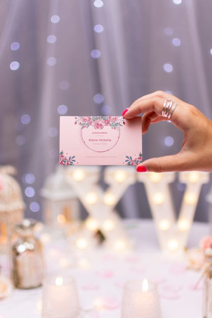 Invitation Card For Sweet Fifteen Psd