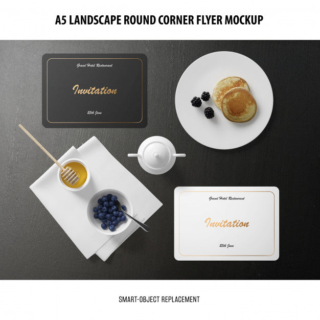 Invitation Card Mockup Psd