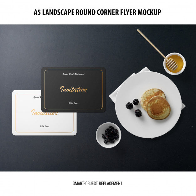 Invitation Card Mockup Psd
