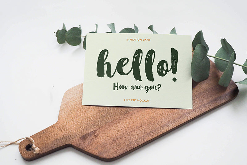 Invitation Card Mockup