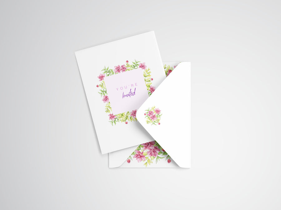 Invitation Card Mockup