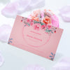 Invitation For Sweet Fifteen And Bouquet Of Flowers Psd