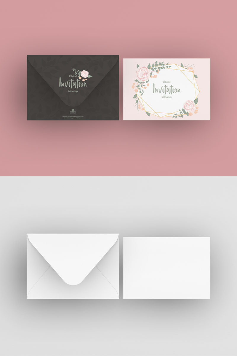 Invitation Mockup Psd
