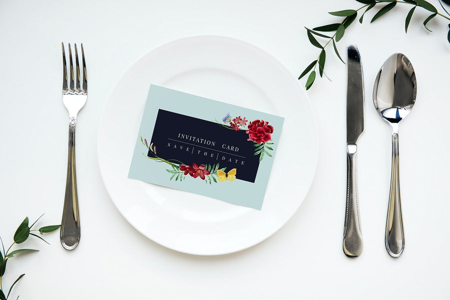Invitation On A Plate Setting
