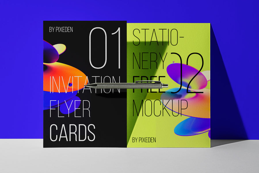 Invitation Psd Flyer Mockup
