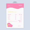 Invoice For Pop Candy Shop Design Psd