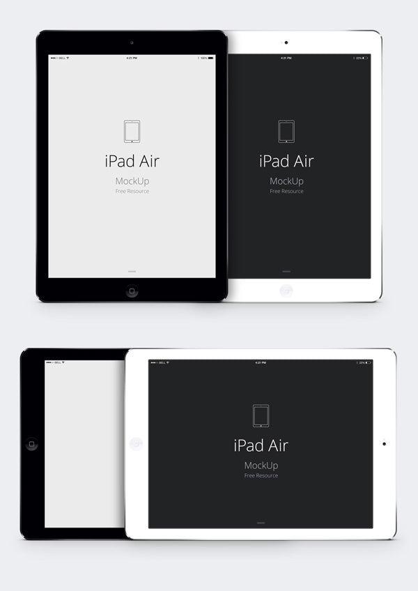 Ipad Air Psd Vector Mockup