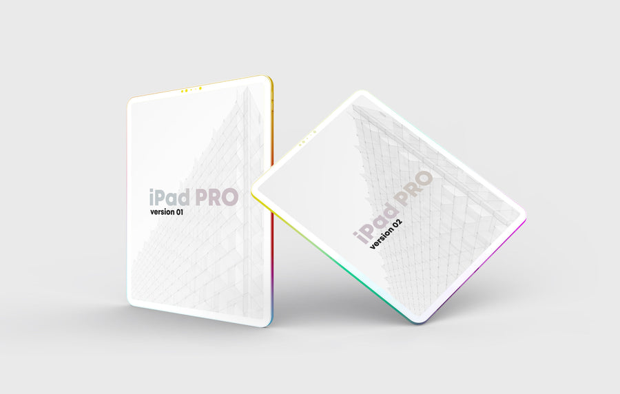 Ipad Pro Clay Colorful Mockup