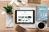 iPad Pro Mockup on Creative Desk