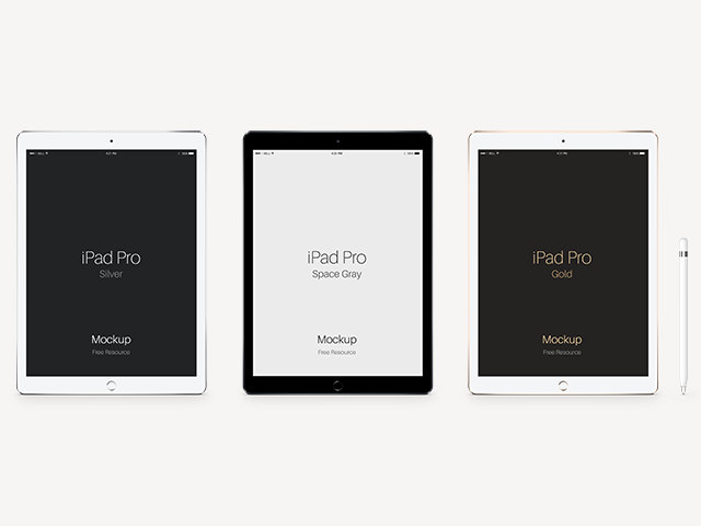 Ipad Pro Psd Mockups