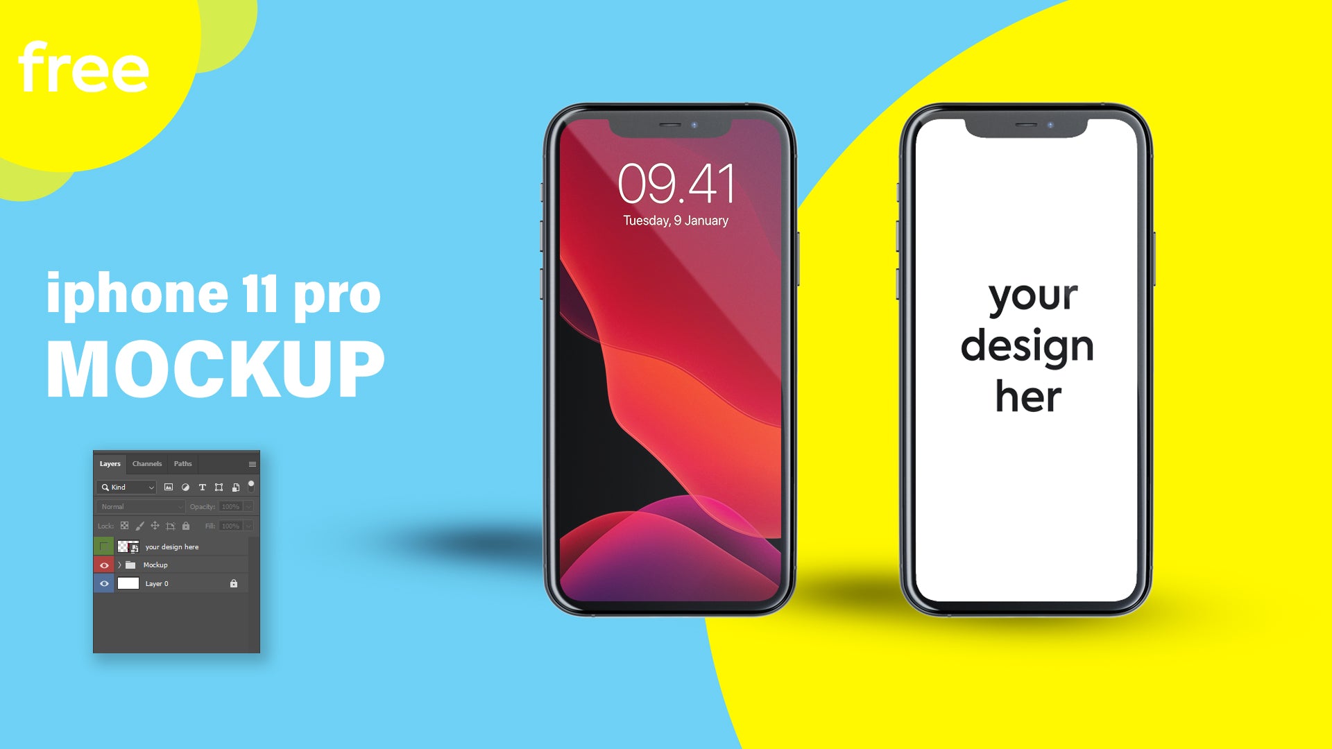 Iphone 11 Mockup Psd