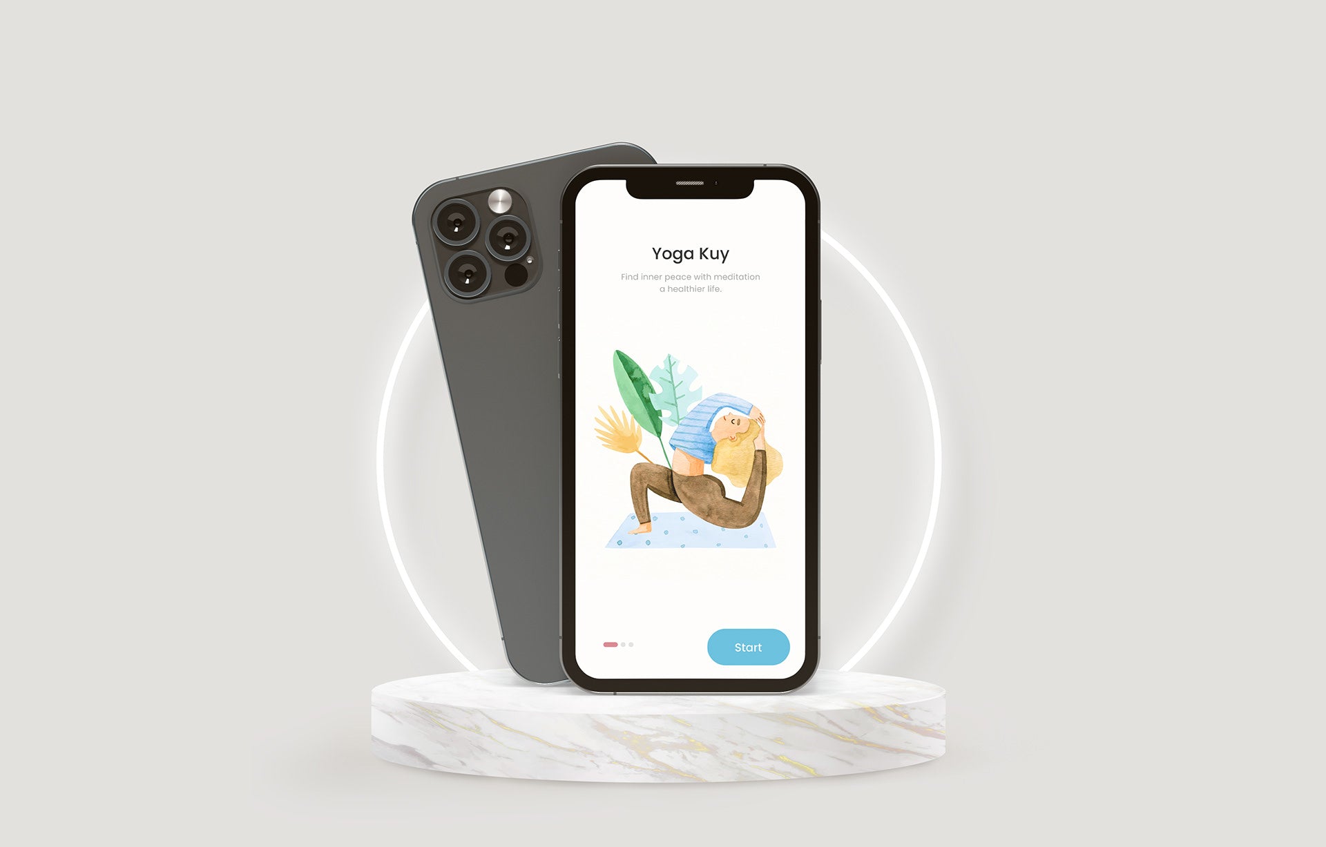 Iphone 12 Mockup (Psd)