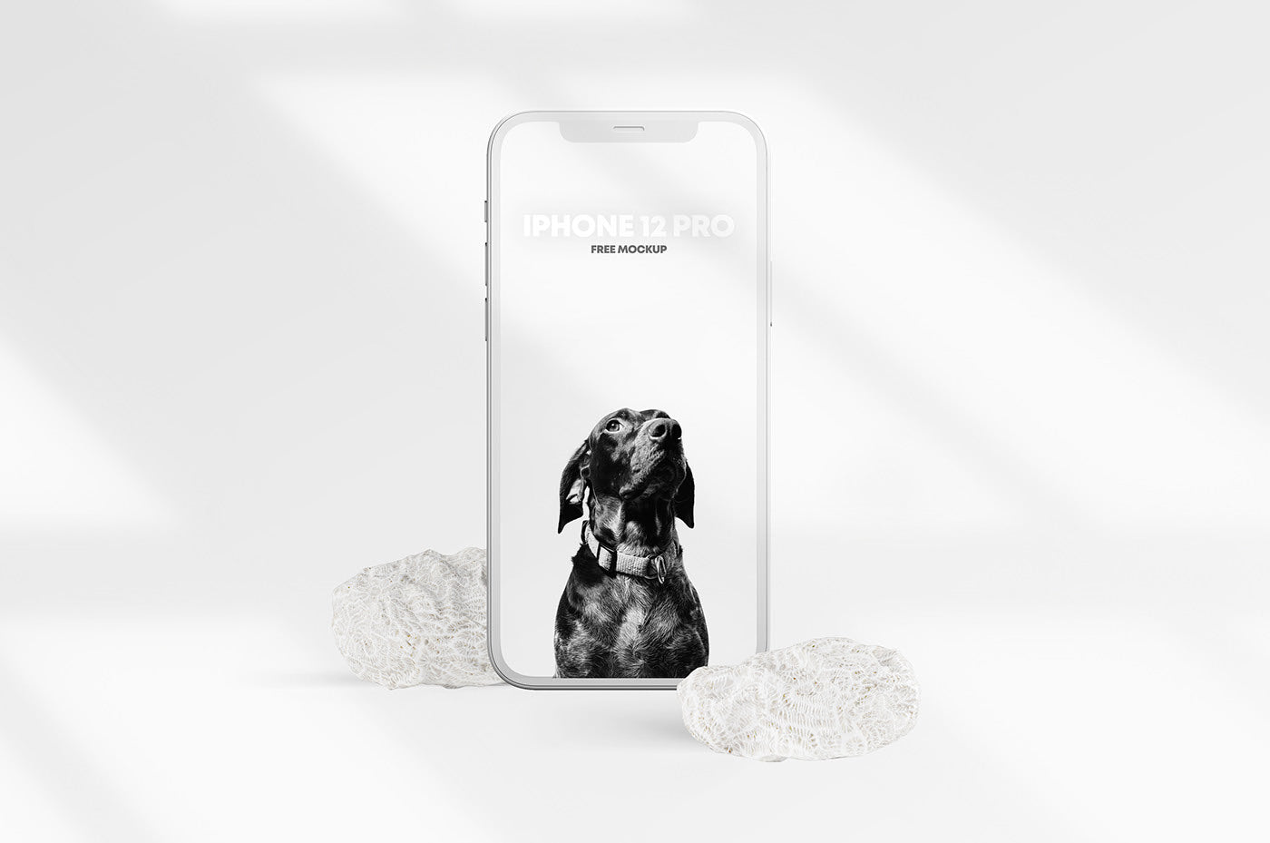 Iphone 12 Pro Clay Scene Mockup