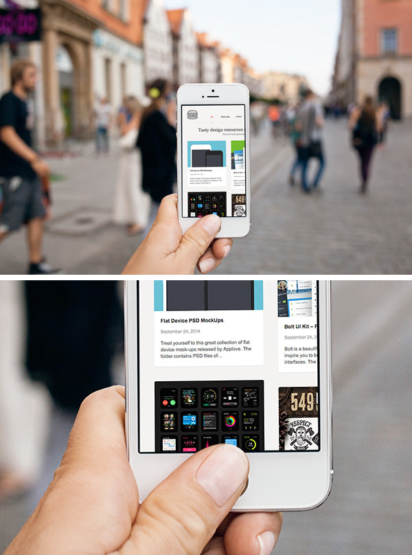 Iphone 5 Urban Photo Mockup