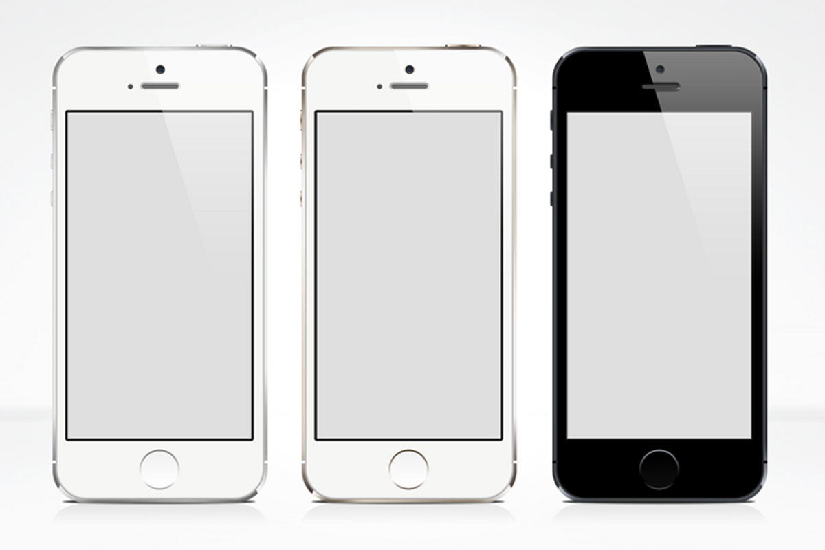 Iphone 5S - Psd Mock-Up