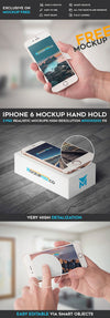 Iphone 6 Hand Hold – Psd Mockup